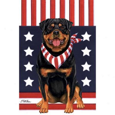 Rottweiler Patriotic Breed Flag