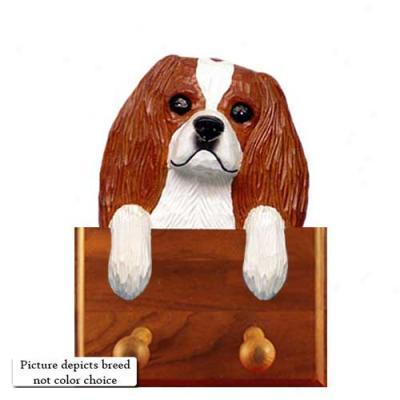 Ruby Cavalier King Charles Spaniel Leash Holder