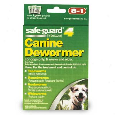 Safe-guard 4 Canine Dewormer - 3 Pack Of 1 Gram Packets For Small Dogs