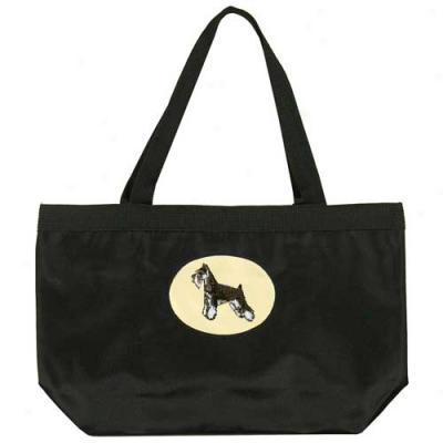 Schnauzer Black Tote Bag