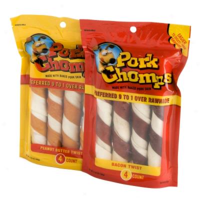 Scott Pork Chomps Dog Chew Sticks