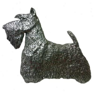 Scottish Terrier Pewter Pin