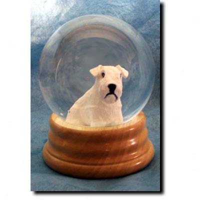 Sealyham Terrier Musical Snow Globe