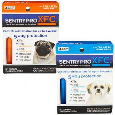 Sentry Pro Xfc Flea & Tick Squeeze-on Foor Dogs