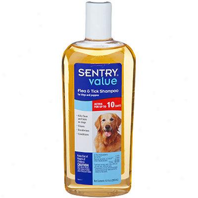 Sentry Value Flea & Tick Shampoo For Dogs & Puppies