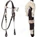 Silver Ferrule V-brow Headstall