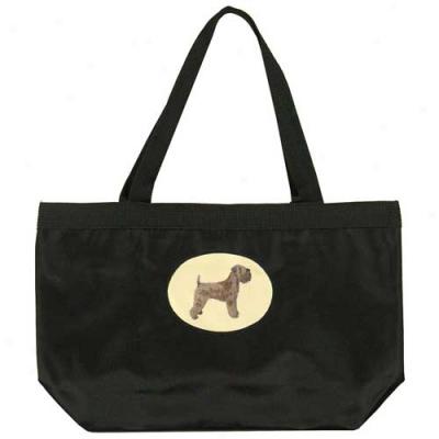 Soft Coated Wheaten Terrier Black Tote Bag