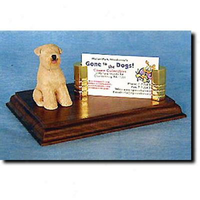 Soft-coated Wheaten Terrier Business Card Holder