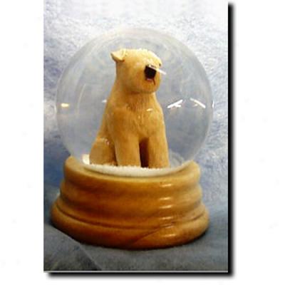 Soft Coated Wheaten Terrier Musical Snow Globe