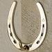 Solid Brass Large Horseshoe Hook