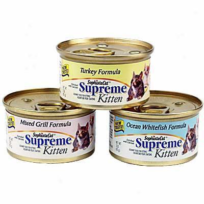 Sophistacat? Supreme Gourmet Canned Food For Kittens