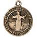 St. Francis Of Assisi Brass Dog Id Tag