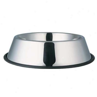 Stainless Steel No Tip Dish 32oz