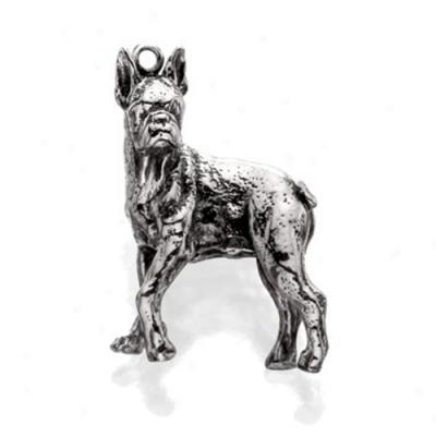 Sterling Silver Boxer Charm