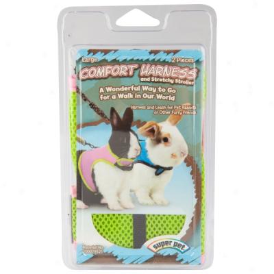 Super Fondle Comfort Harness & Leash For Rabbits