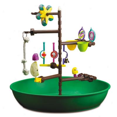 Super Pet Feathered Fun Deskyop Activity Center For Small Birds