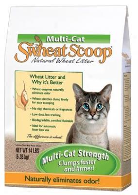 Swheat Scoop Multi-cat Natural Wheat Litter 14 Lb.