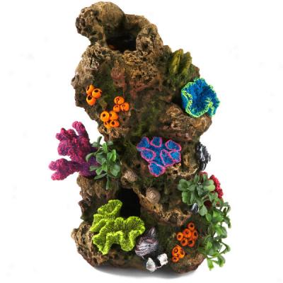 Top Fin? Coral With Plants Aquarium Ornament