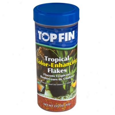 Top Fin? Tropical Color-enhancing Flakes