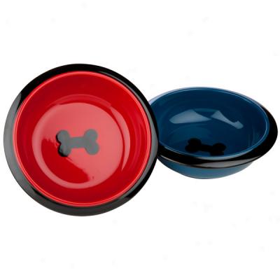 Top Paw? Bone Appetit Ceramic Dog Bowls