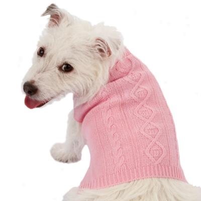 Top Paw? Cable Knit Dog Sweater