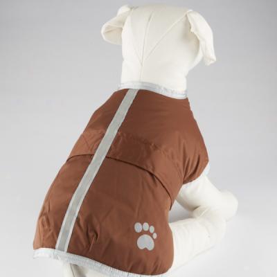 Rise aloft Paw? Reflective Reversible Plaid Dog Coat