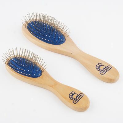 Top Paw(tm) Pin Brush With Wooden Handle