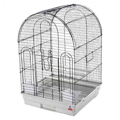 Top Wing? Arch Roof Style Bird Cage With Slide-open Playpen Top