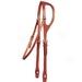 Tory English Bridle Leather Shaped Ear Headstall