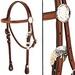 Tory Silver-trimmed Pony Headstall