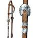 Tory Slip-ear Headstall With Silver - 5/8 Inch