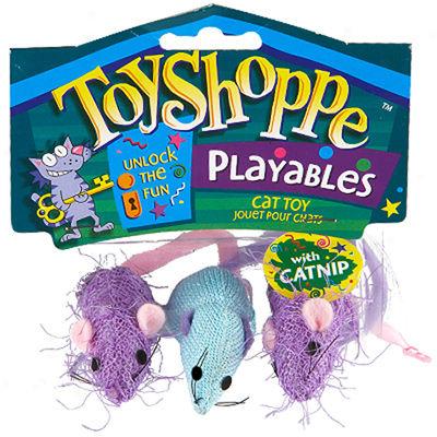 Toyshoppe? 3 Piece Mice Cat Toys