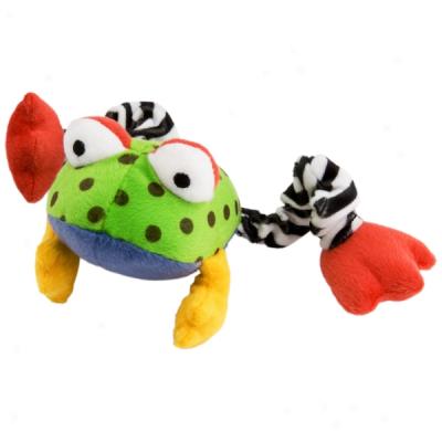 Toyshoppe? Bungee Spring Frog Dog Toy