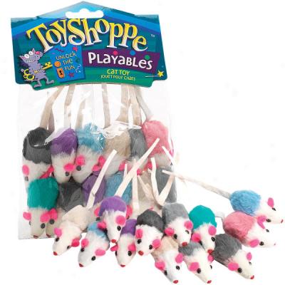 Toyshoppe? Catnip Mice - 12 Pc