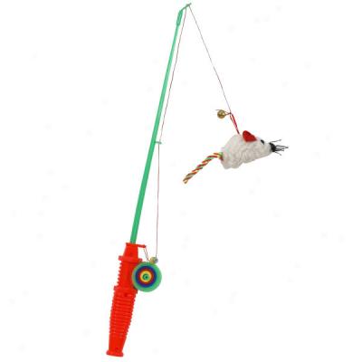 Toyshoppe? Fishing Rod & Reel Cat Toy