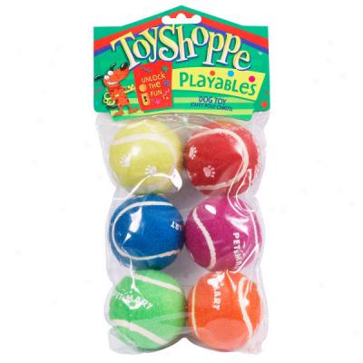 Toyshoppe? Pawprint Tennis Balls