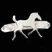 Trotting Foal Equestrian Barrettes