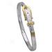 Two-tone Belt Buckle Bracelet