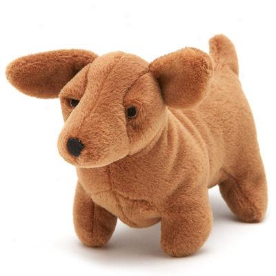 Ty Bow Wow Beanies Weenie Dog Toy