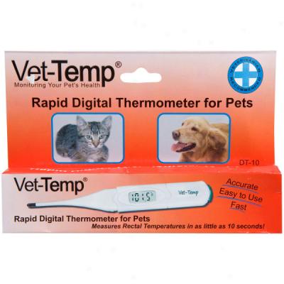 Vet-temp Rapid Digital Thermometer For Pets