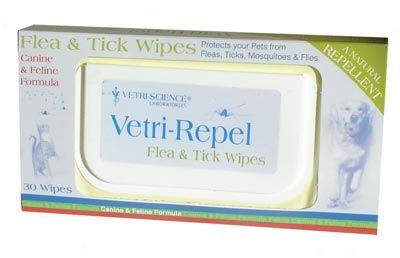 Vetri-science Flea & Tick Repellent Wipes