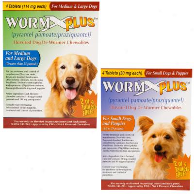 Virbac Wormx Plus Tablets For Doogs