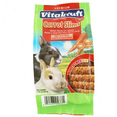 Vitakrqft Carrot Slims For Rabbits