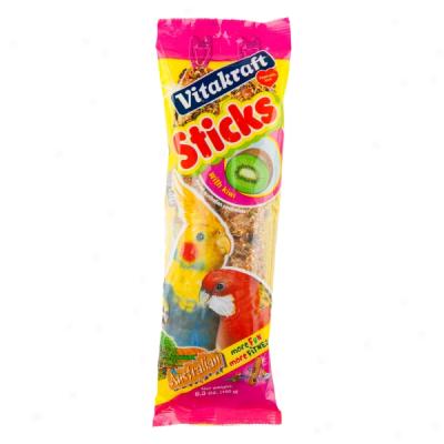 Vitakraft Kiwi Parakeet Treat Sticks - 2 Pack