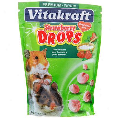 Vitakraft Strawberry Drops For Hamsters