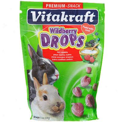 Vitakraft Wildberry Drops For Rabbits