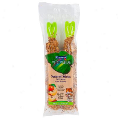 Vitaverde Natural Apple Treat Sticks For Hamsters