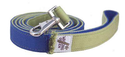 Wagging Green Eco-hip Leash Shell/bark L (ss)