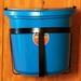 Wall Mount Bucket Holder Black