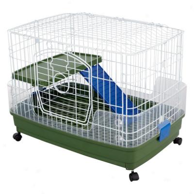 Ware Mfg 2-level Medium Clean Living Small Pet Cage With Rolling Base